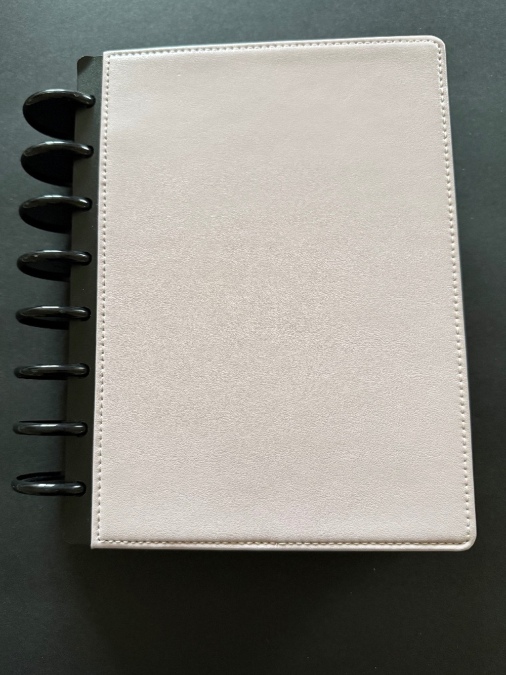 Tul Discbound Notebook:  Pink Leather-Junior Size-8 Discs
